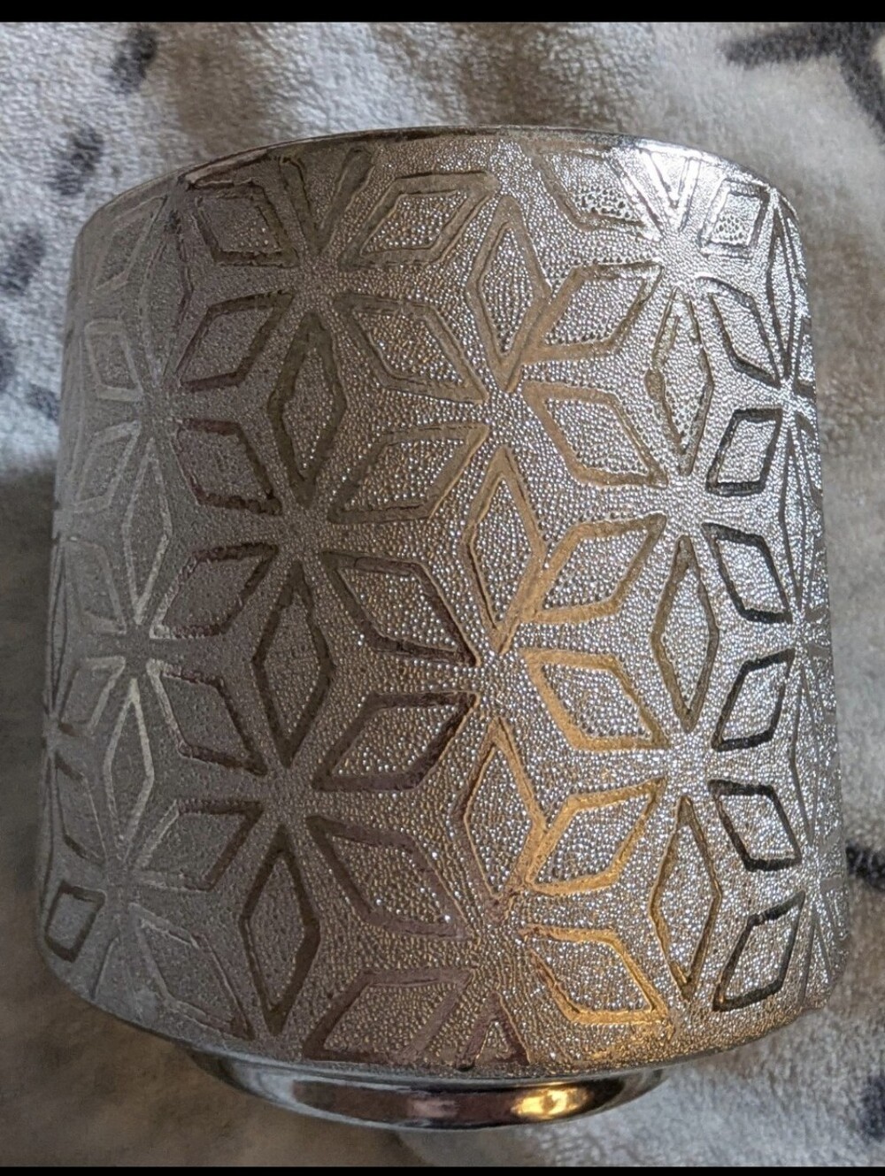 DesignPac Silver, Ceramic Decorative Vase or Candle Holder